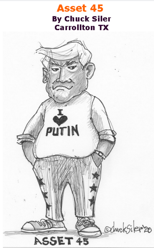 BlackCommentator.com Sept 10, 2020 - Issue 832: Asset 45 - Political Cartoon By Chuck Siler, Carrollton TX