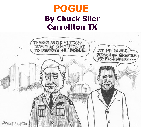 BlackCommentator.com Sept 17, 2020 - Issue 833: POGUE - Political Cartoon By Chuck Siler, Carrollton TX