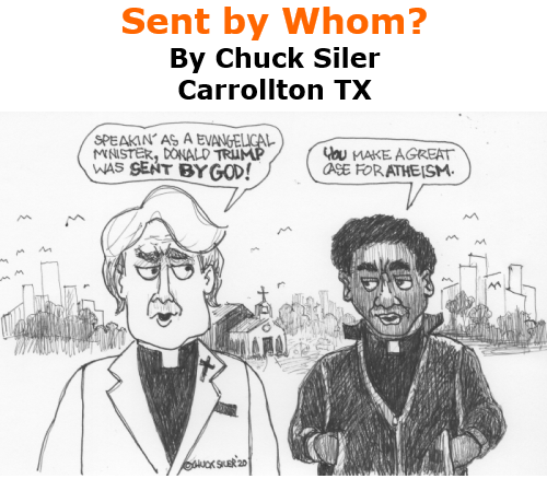 BlackCommentator.com Oct 22, 2020 - Issue 838: Sent by Whom? - Political Cartoon By Chuck Siler, Carrollton TX
