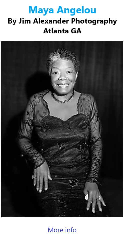 BlackCommentator.com October 30, 2025 - Issue 1061: Maya Angelou - Art By Jim Alexander Photography, Atlanta GA