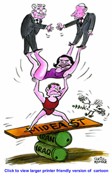 Political Cartoon: Mideast Summit By Christo Komarnitski, Bulgaria