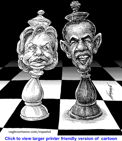 Political Cartoon: Democrats Chess By Nerilicon, Antonio Neri Licn, Milenio, Mexico