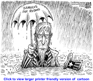 Political Cartoon: US Economy By Adam Zyglis, The Buffalo News