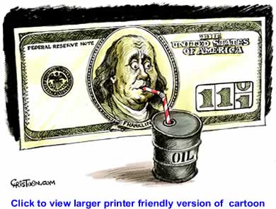 Political Cartoon: A 110 Dollar Bill 
