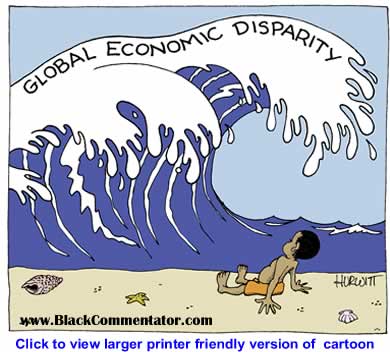 Political Cartoon: Global Economic Dispartity By Mark Hurwitt