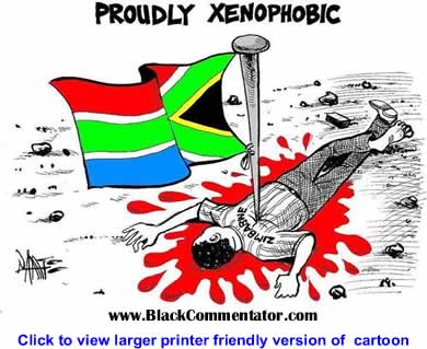Political Cartoon: South Africa - Proudly Xenophobic By Tony Namate