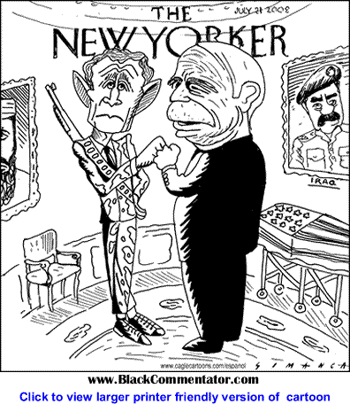 Political Cartoon: Alternative New Yorker Cover By Simanca Osmani, Cagle Cartoons, Brazil
