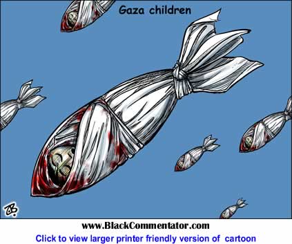 Political Cartoon: Gaza Children By Emad Hajjaj, Jordan