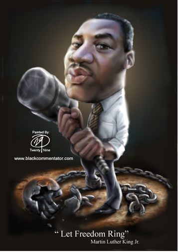 Art: Dr. Martin Luther King Jr - "Let Freedom Ring" By 29