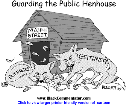 Political Cartoon: Guarding the Public Henhouse By Mark Hurwitt