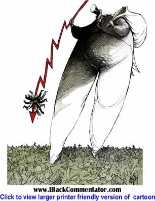 Political Cartoon: Monopoly and Crisis By Angel Boligan, Cagle Cartoons, El Universal, Mexico City