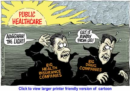 Political Cartoon: A New Dawn for Healthcare By Monte Wolverton, Cagle Cartoons