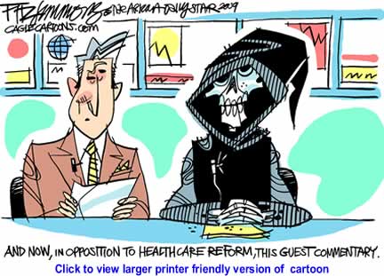 Political Cartoon: Health Care Reform By David Fitzsimmons, The Arizona Star