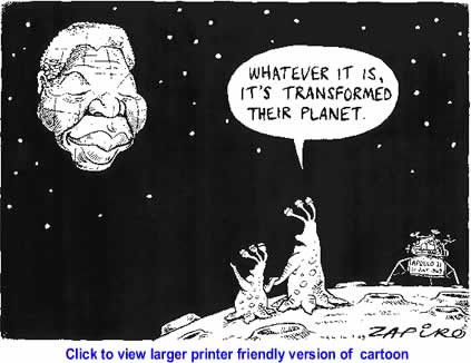 Political Cartoon: Nelson Mandela at 91 By Zapiro, South Africa