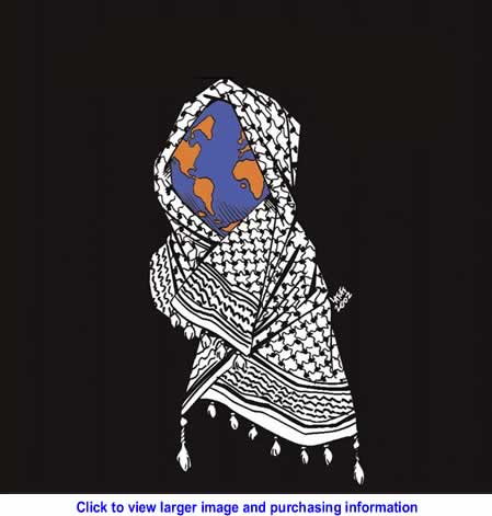 Art: World for Palestine - 2010 Calendar By Carlos Latuff for Resistance Art