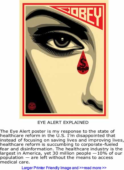 Art: Eye Alert By Shepard Fairey
