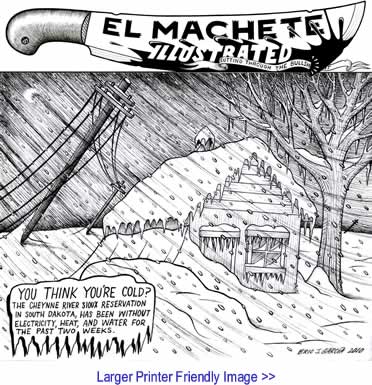 Cartoon: Cheynne Reservationd By Eric J. Garcia