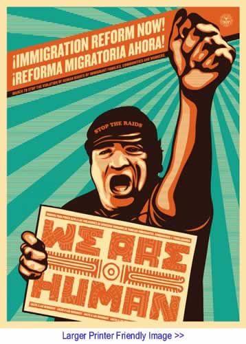 Art: Immigration Reform By Sheppard Fairey