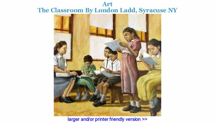 Art: The Classroom By London Ladd, Syracuse NY