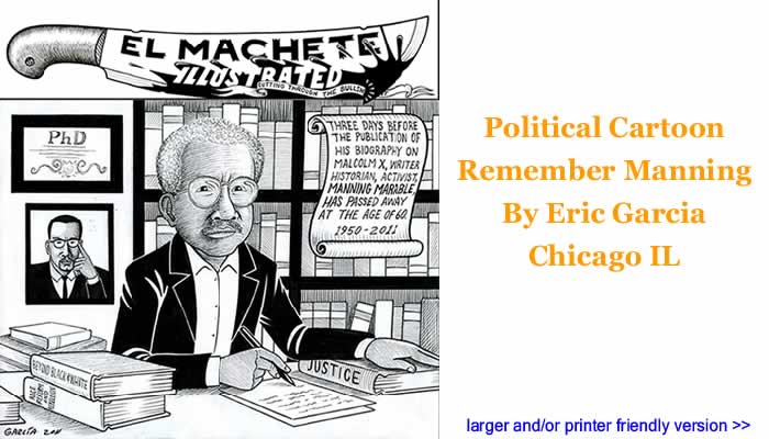 Political Cartoon - Remember Manning By Eric Garcia, Chicago IL