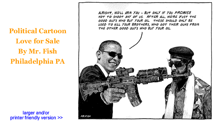 Political Cartoon - Love for Sale By Mr. Fish, Philadelplhia PA