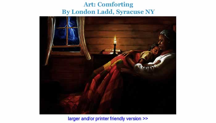 Art: Comforting By London Ladd, Syracuse NY