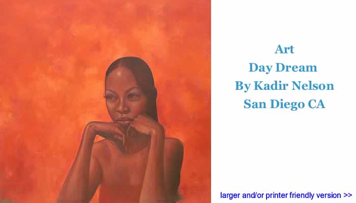 Art: Day Dream By Kadir Nelson, San Diego CA