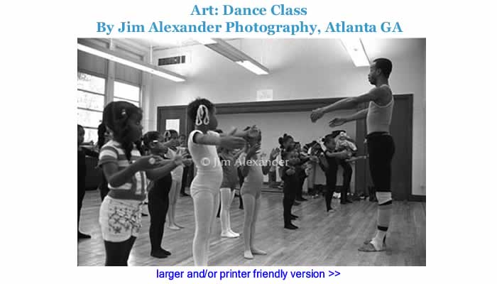 Art: Dance Class By Jim Alexander Photography, Atlanta GA