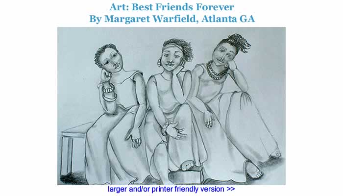 Art: Best Friends Forever By Margaret Warfield, Atlanta GA