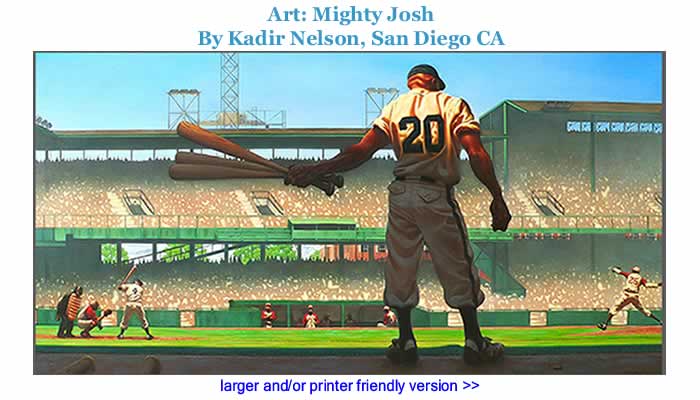 Art: Mighty Josh By Kadir Nelson, San Diego CA