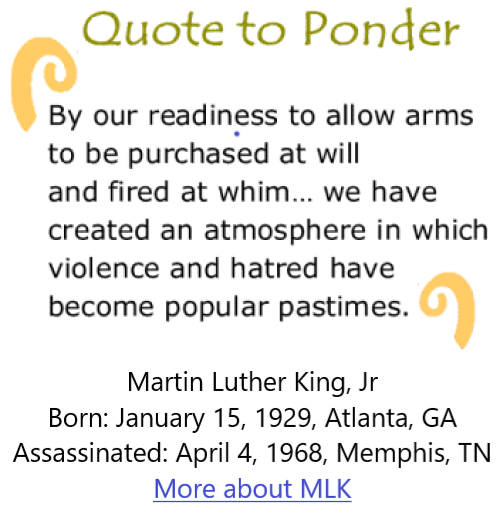 BlackCommentator.com Apr 7, 2022 - Issue 905 Quote to Ponder - Martin Luther King, Jr