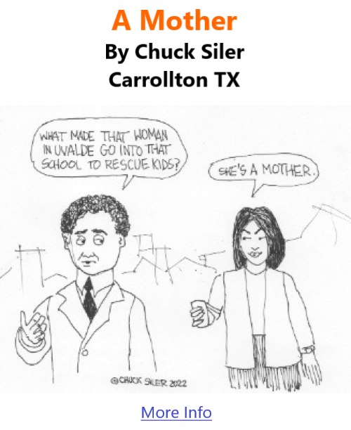 BlackCommentator.com July 21, 2022 - Issue 920: A Mother - Political Cartoon By Chuck Siler, Carrollton TX