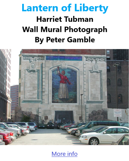 BlackCommentator.com Sept 22, 2022 - Issue 924: Art - Lantern of Liberty - Harriet Tubman Wall Mural Photograph By Peter Gamble