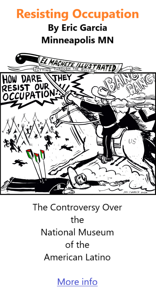 BlackCommentator.com Feb 29, 2024 - Issue 990: Resisting Occupation - Political Cartoon By Eric GarciaResisting Occupation - Political Cartoon By Eric Garcia, Minneapolis MN